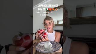 Unprocessed Diet Day 35 shavedtomato frozen mukbang [upl. by Onra]