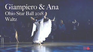 GIAMPIERO GIANNICO amp ANA MIKHED  OHIO STAR BALL 2018  ALL STAR SHOW  WALTZ [upl. by Martinsen]