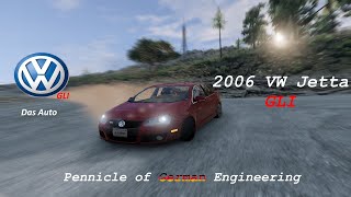 Das Auto in BeamNG  2006 VW Jetta GLI POV Drive BeamNG VR [upl. by Novla]