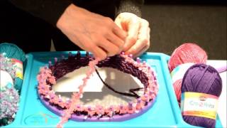 How to use the CraZArt Shimmer N Sparkle CraZKnitz Knitting Station [upl. by Faubion]