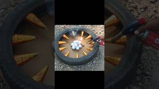 EGGS Vs ANAR  Diwali Crackers  firecrackers  crackers video  shorts egg [upl. by Gerfen]