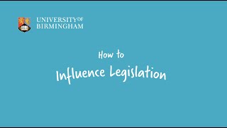 How to Influence Legislation [upl. by Fasta]