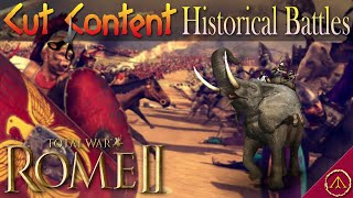 CutContent  Rome 2 Total War  Lost Historical Battles [upl. by Azaleah]