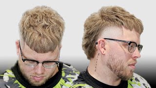 Best Mullet Crop Top Haircut Tutorial 🔥 High Taper Detailed Scissor Work Breakdown [upl. by Iamhaj317]