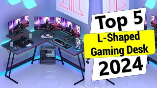 ✅Top 5 Best LShaped Gaming Desk of 2024  Best LShaped Gaming Desk [upl. by Dionisio]