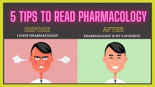 5 TIPS TO READ PHARMACOLOGY  HOW TO READ PHARMACOLOGY  pharmacology PHARMACOLOGYTIPS pharmacy [upl. by Duggan]