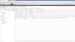 Acumatica Journal Entry Process [upl. by Atinaw]