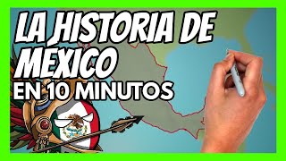 ✅ RESUMEN la HISTORIA DE MÉXICO en 10 minutos  Todo lo que tienes que saber [upl. by Bogoch]