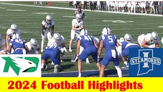 North Dakota vs Indiana State Football Game Highlights 11 2 2024 [upl. by Imaj]