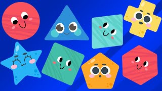 Shape Songlearning shapesShapesShapes rhymesShapes song Nursery ryhmesLearn Shapes [upl. by Ahserak789]