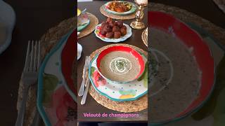 Recette de velouté aux champignons وصفة شوربت الفطر 🍄🍄 [upl. by Catherina]