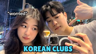 CLUBBING IN KOREA WITH MY BF worried of Hongdae fboys [upl. by Odraude]