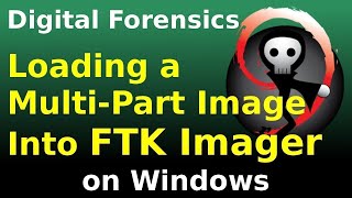 FTK Imager  Loading a multipart disk image [upl. by Margalit]