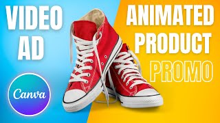 Creative Product promo in Canva  Animated Product slideshow  Video Ad in Canva [upl. by Wakerly]