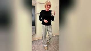 MODERN PANTS FOR WOMEN AGED 50 TO 70 HOW TO DRESS MODERN AFTER 50 YEARS OLD [upl. by Bolger]