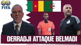 HAFID DERRADJI ATTAQUE BELMADI  🧨 Il retourne sa veste sur arbitre Gassama match Algerie Cameroun [upl. by Kreager]