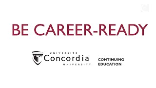 Be careerready with Concordia Continuing Education [upl. by Roswald]