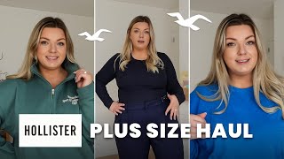 Hollister XXL Try On Haul UK  Plus Size Spring Fashion [upl. by Sicard114]