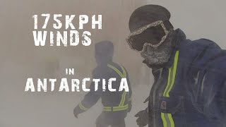 175KPH winds in Antarctica [upl. by Aikim]