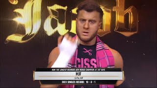 MJF X ACCLAIMED FULL ENTRANCE HD  AEW DYNAMITE 1 NOV 2023 [upl. by Jeremy]