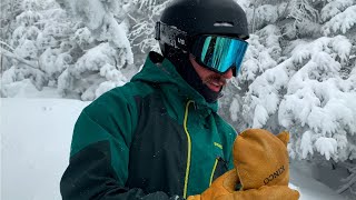 Vermont Powder Skiing 2ft of Snow [upl. by Erica]