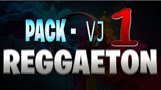 PACK DE REGGAETON 1 PARA VJ VIDEOS MUSICALES REMIX 4K [upl. by Leanard]