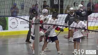 Chuck Miller Lacrosse Classic Under 17  Oakville Hawks vs Guelph Regals [upl. by Nwatna]