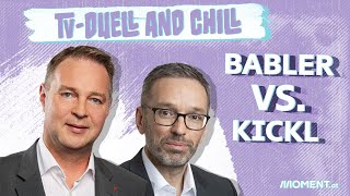 Wahlduell amp Chill  Andreas Babler VS Herbert Kickl MomentLive [upl. by Sydney692]