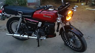 Honda CD100SS To PaintingFromCm RX100 Special Edition [upl. by Elvis]