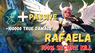 WHEN RAFAELA WAKE UP AND CHOOSE VIOLENCE🔥  RAFAELA BEST BUILD 2024  MOBILE LEGENDS [upl. by Ferrick261]