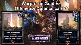 Warpforge Guides  Offence amp Defence cards [upl. by Jacklin571]