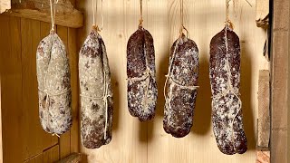 SALAME di ASINO fatto in casa 😋 Come AFFUMICARE i SALAMI utilizzando lESSICCATORE fatto in casa 😉 [upl. by Derwood]