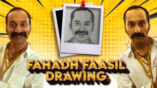 AAVESHAM  Fahadh Faasil ❤️‍🔥 Pencil Drawing [upl. by Cheston]