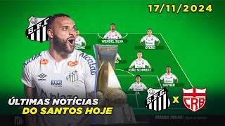 Santos CAMPEÃO da Série B Santos x CRB  Últimas notícias  17112024 [upl. by Otsuaf]