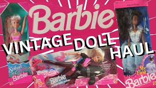 Amazing Vintage Babie Doll Haul Nineties Toys [upl. by Esirrehc790]