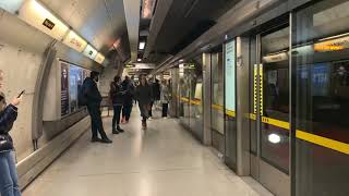 Eastbound Jubilee Line Train At Southwark Station [upl. by Nnylg]