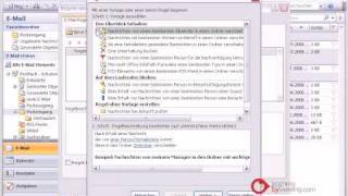 Outlook Tutorial Deutsch regeln [upl. by Ecineg]