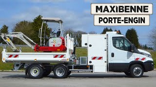 MAXICARGO  Innovation Maxibenne PorteEngin permis remorque BE [upl. by Nolte]