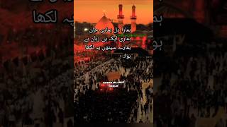 Azadari e Hussain asviralvideo islamicreels karbalastatus labaikyahussainع [upl. by Ahsert]