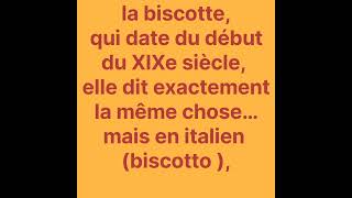 la biscotte qui date du début du XIXe siècle elle dit exactement la même chose [upl. by Aicirtap]