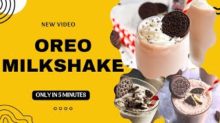 Oreo Milkshake  Oreo Milkshake Without Icecream  How To Make Oreo Milkshake In 2 Minutes [upl. by Chapnick529]