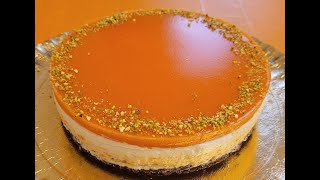 Cheesecake alla zucca e pistacchi  Una ricetta dolce salata senza cottura [upl. by Romelle]