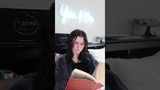 Reading a Second for every Subscriber 🩵 📚 day 31 booktube bookchallenge readingchallenge [upl. by Teriann]