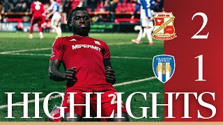 Match Highlights Swindon Town vs Colchester United [upl. by Yursa]