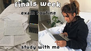 A Day In My Life During Finals Weeks  study with me [upl. by Etnohc673]