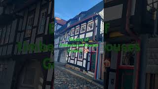 Beautiful timberwood houses 🏘 at goslar Germany [upl. by Aivatra]