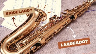 DIFERENÇA ENTRE SAXOFONE NIQUELADO E SAXOFONE LAQUEADO [upl. by Moclam]