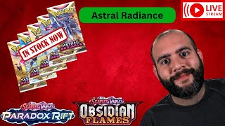 🔴roadto1ksubs  Astral Radiance amp Obsidian Flames in STOCK  LV Poké Shop [upl. by Dalli341]