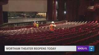 Wortham Theater reopens more than a year after Harvey [upl. by Airotkciv781]