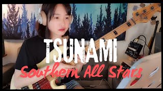 TSUNAMISOUTHERN ALL STARS BASS COVER [upl. by Atenahs510]